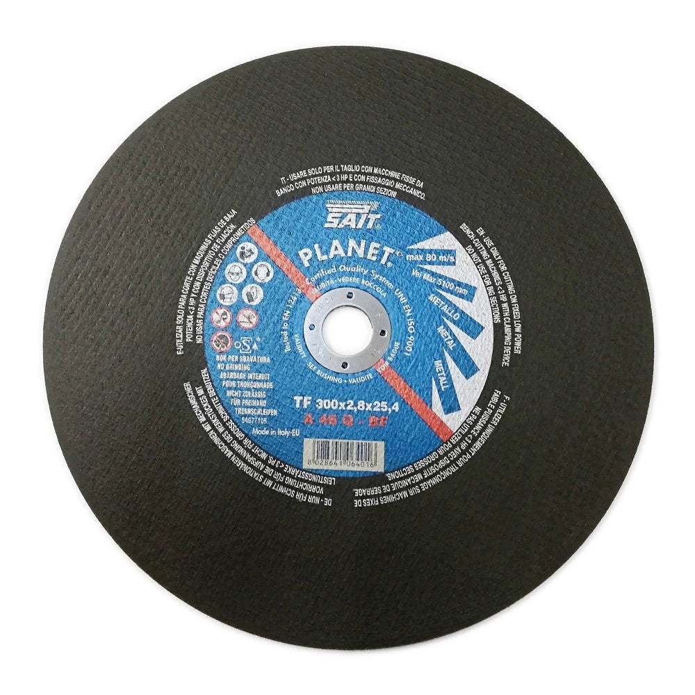 Sait tf 350x2,5x25,4mm disco abrasivo per taglio ferro
