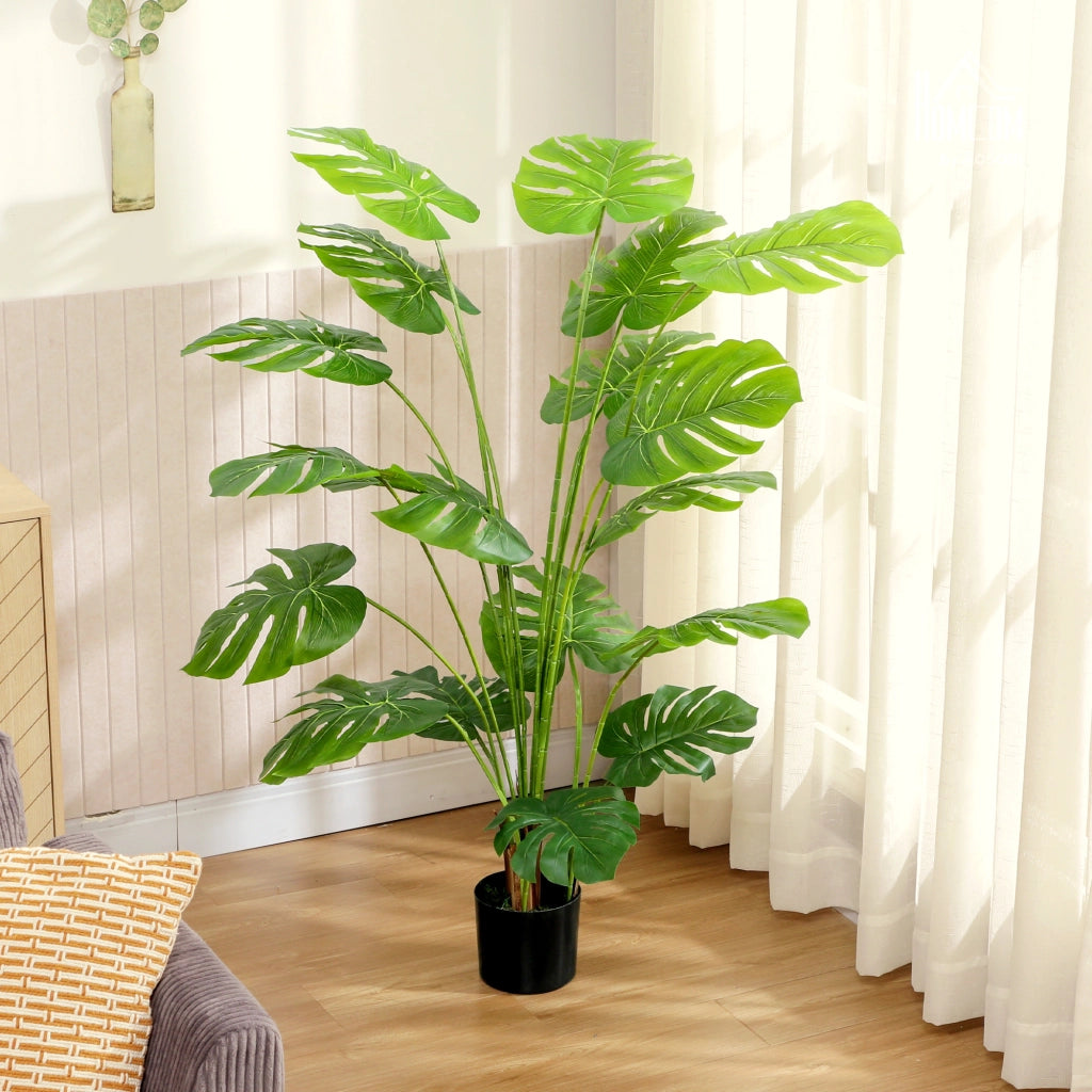 Pianta artificiale Monstera deliciosa con vaso ¨C zephmum ¨C verde altezza 150 cm