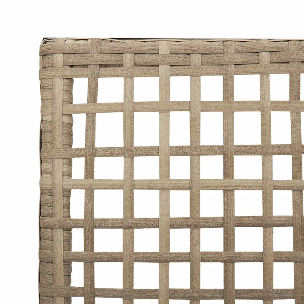 Sedia da Giardino 2 pcs Beige 55 x 53 x 85 cm polyrattan 42003449