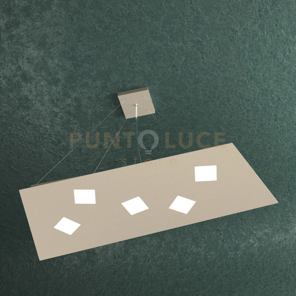 NOTE SOSPENSIONE 5+2 LUCI BIEMISSIONE LUCI SABBIA 1140-S5+2-SA
