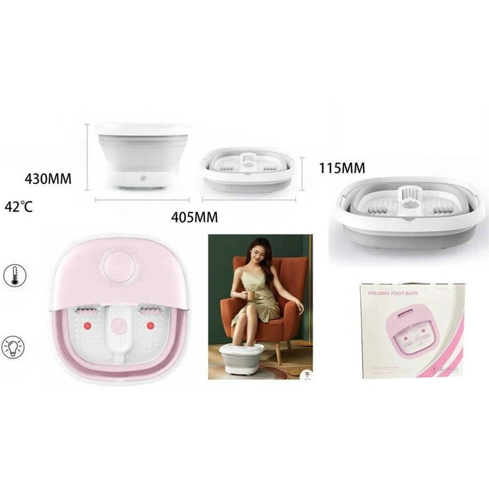 Trade Shop - Idromassaggio Massaggiatore Massaggio Piedi Pedicure Professionale Pieghevole -