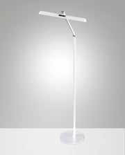 Lampada da terra Beba LED 12W 1340lm, Struttura in alluminio e metacrilato, Dimmerabile al tocco, IP20, 106cm, Colore Bianco - Beba