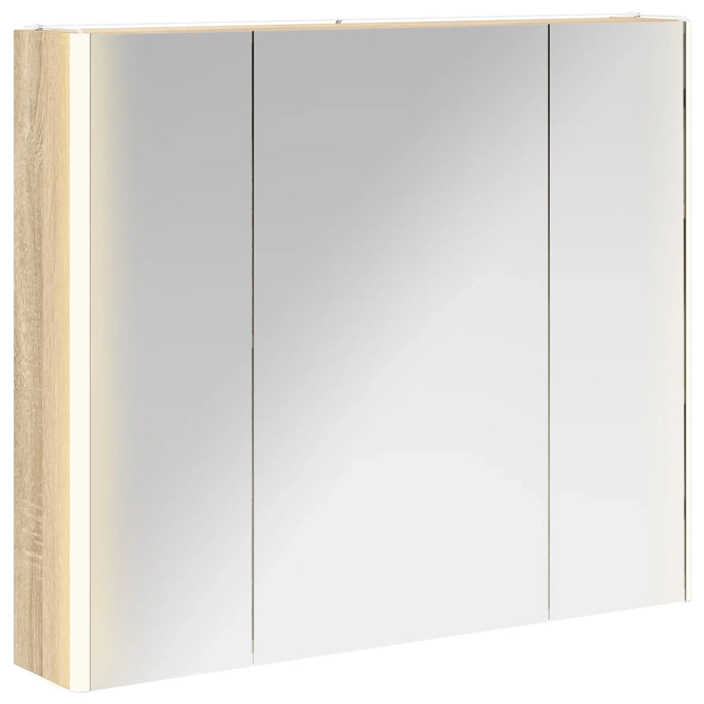 Mobiletto per specchio da bagno Rovere Sonoma 889265