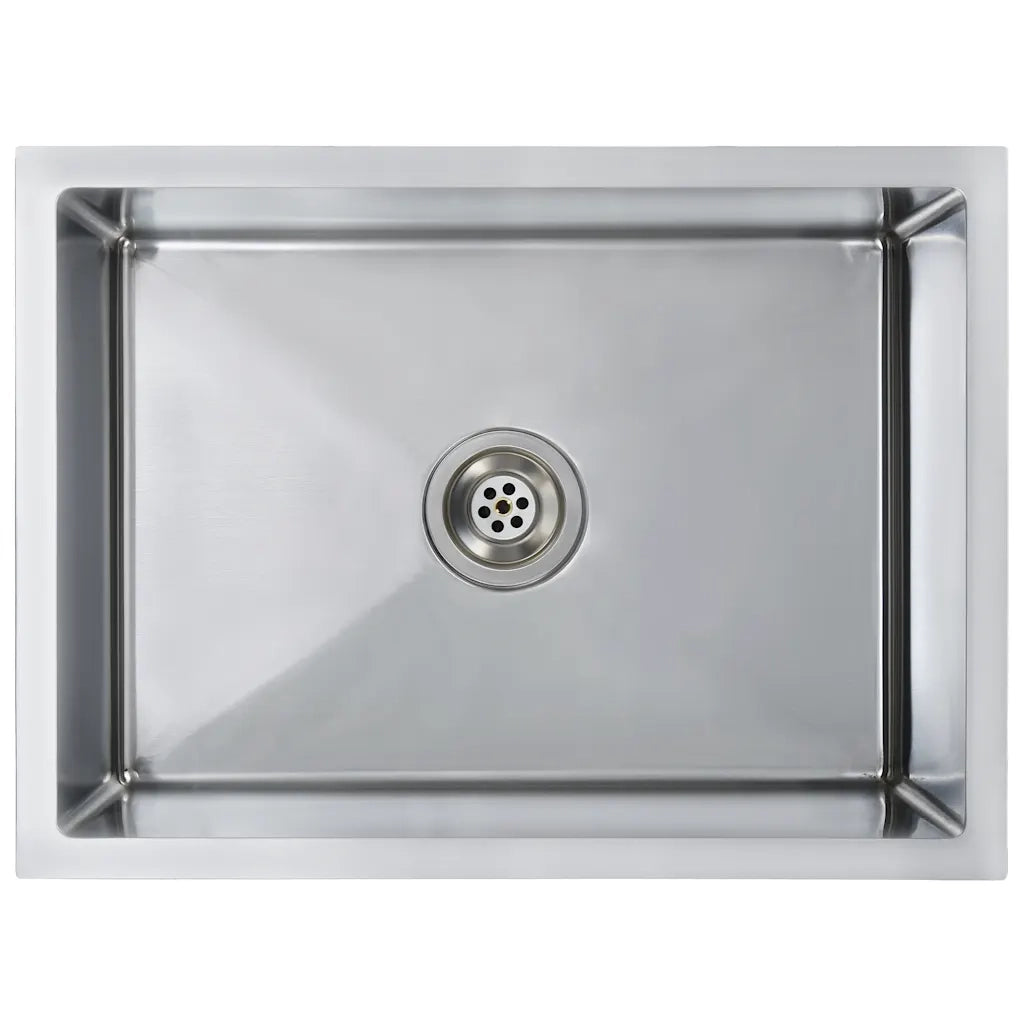 Lavello da Cucina Lavorato a Mano con Filtro in Acciaio Inox 145078