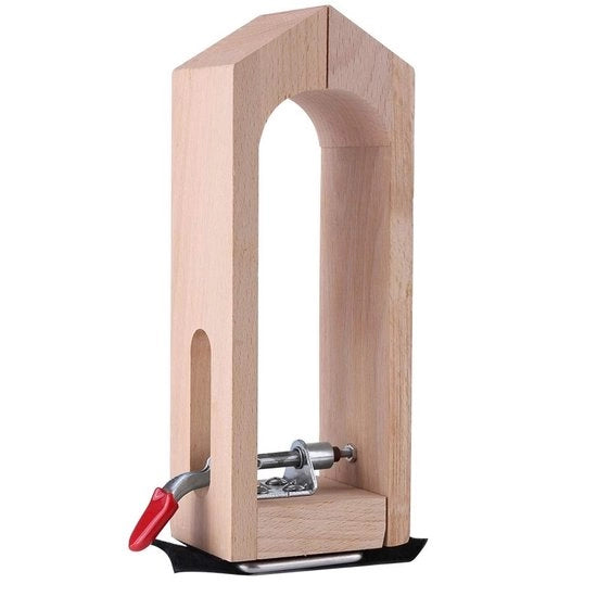 Clip di legno di betulla in acciaio inossidabile - Manicotto per progetti DIY - Resistente allo shock - Dimensioni 78x57x213mm - Peso 355g - Manicotto per lavoro in legno