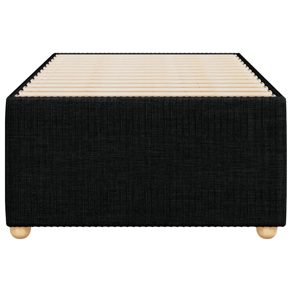 Giroletto senza Materasso Nero 100x200 cm in Tessuto 3284916