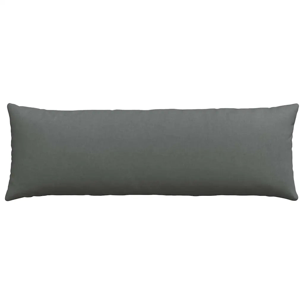 Cuscini da Divano 2 pz | Cuscini per sedie Grigio scuro 120 x 40 cm Tessuto