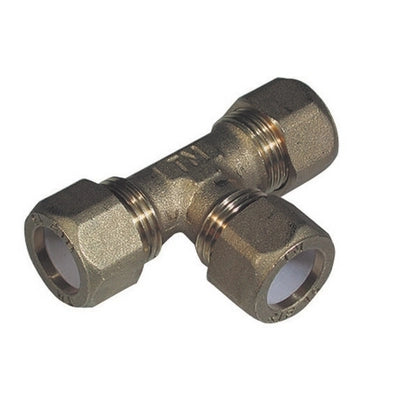 TEE CON TRE DADI PER RAME CON OGIVA TEFLON TIEMME- 3/4 x 18R- TIEMM- pezzi 1