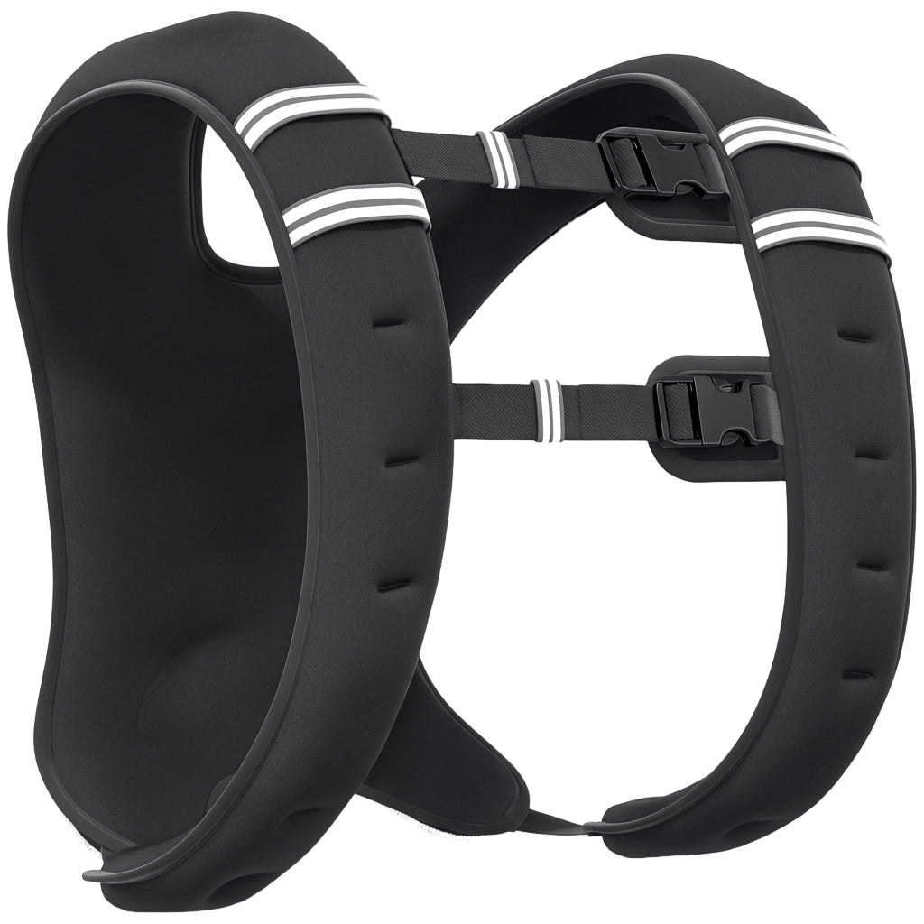 Giubbotto Zavorrato 10 kg ¨C zephmum ¨C Tessuto Oxford 40x35 cm Nero