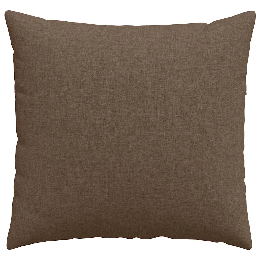 Cuscini da Divano 2 pcs Marrone 50 x 50 cm Tessuto 42013958