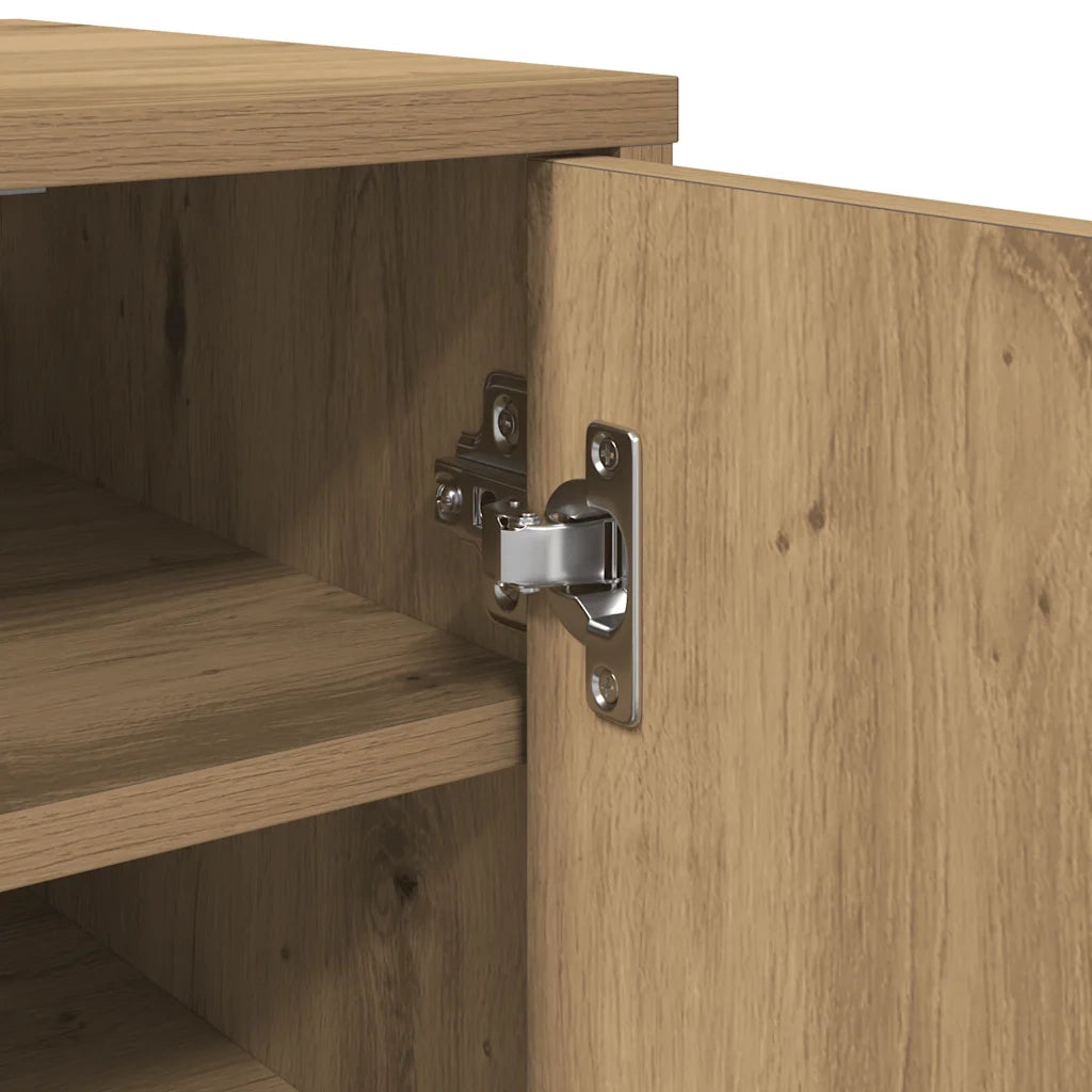 Scarpiera Rovere Artigianale 32x35x70 cm in Legno Multistrato 856706