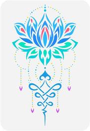 Stencils - Mandala Reutilizzabile - 21 x 29,7 cm
