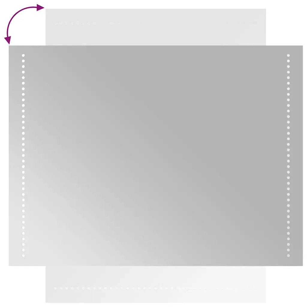 Specchio da Bagno con Luci LED 60x80 cm 3154051