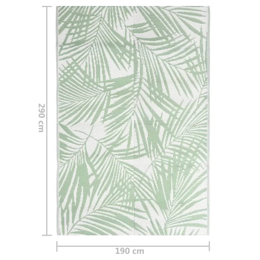 Tappeto da Esterno ARAKIL Verde 190x290 cm in PP 316910