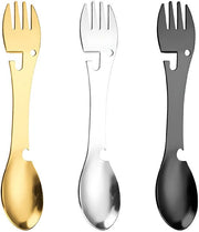 Set di 3 vasi in acciaio inossidabile
