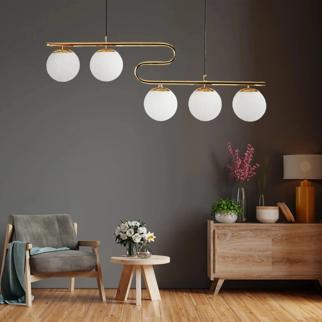 Lampada Gold APP1599-5CP