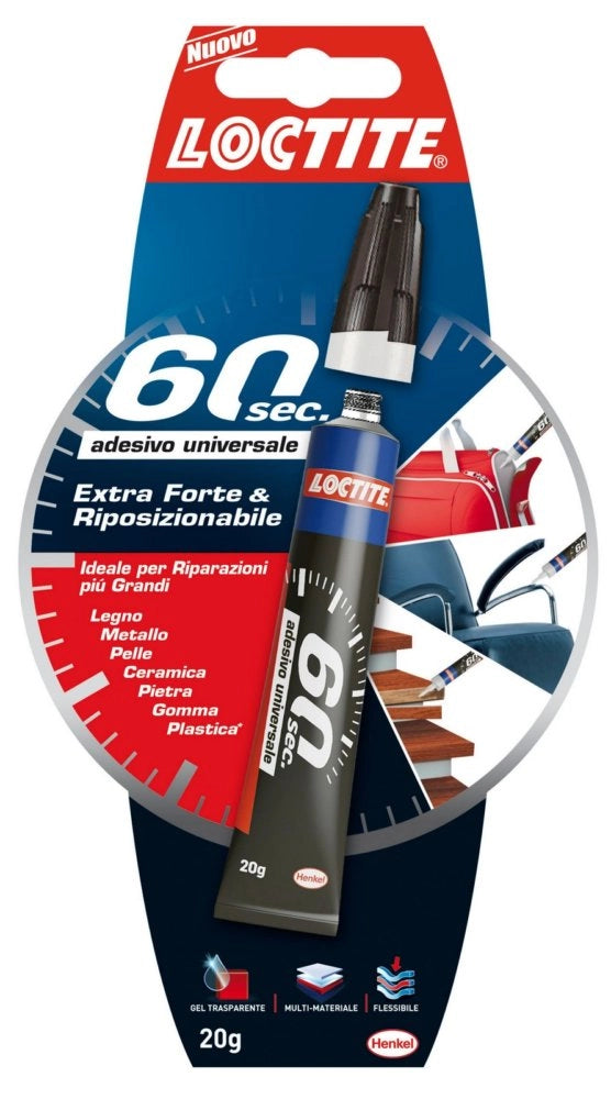 12pz loctite adesivo universale 60 secondi 20g cod:ferx.92066