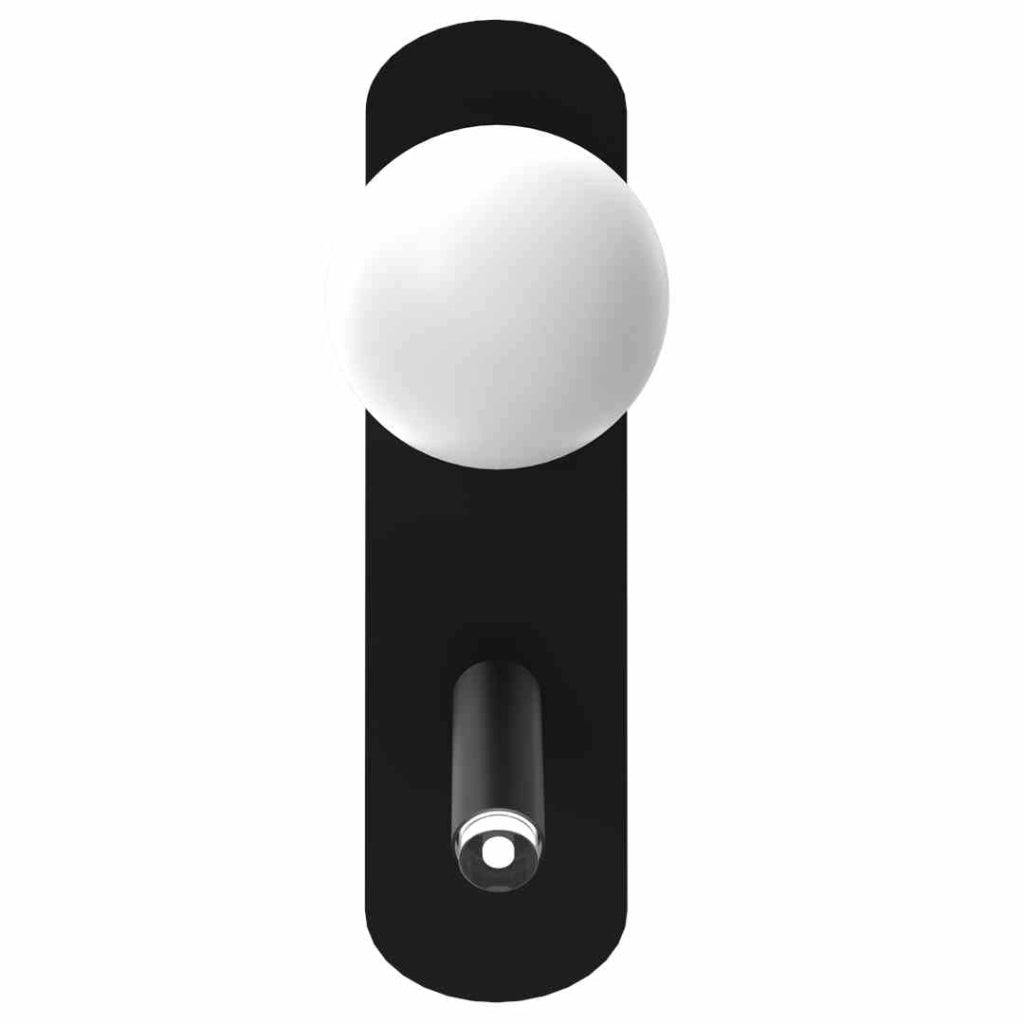 Applique LED Milagro Sirio MLP8404 nera/bianca 2xG9