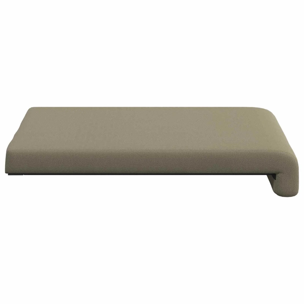 Cuscino per panchina 2 pcs Velvet testurizzato Cachi 42043081