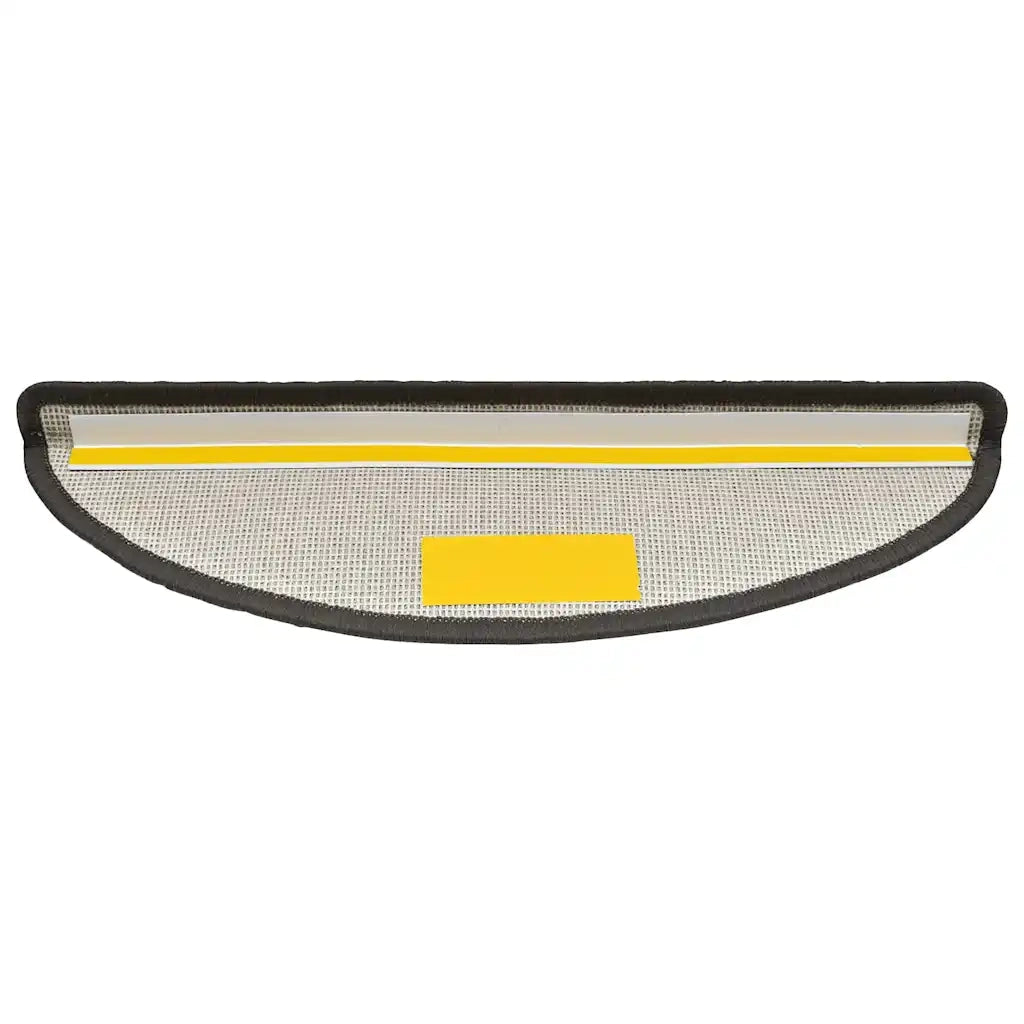 Tappetini per scale 30 pz 56x17x3 cm Grigio scuro Semicircolari 3365734