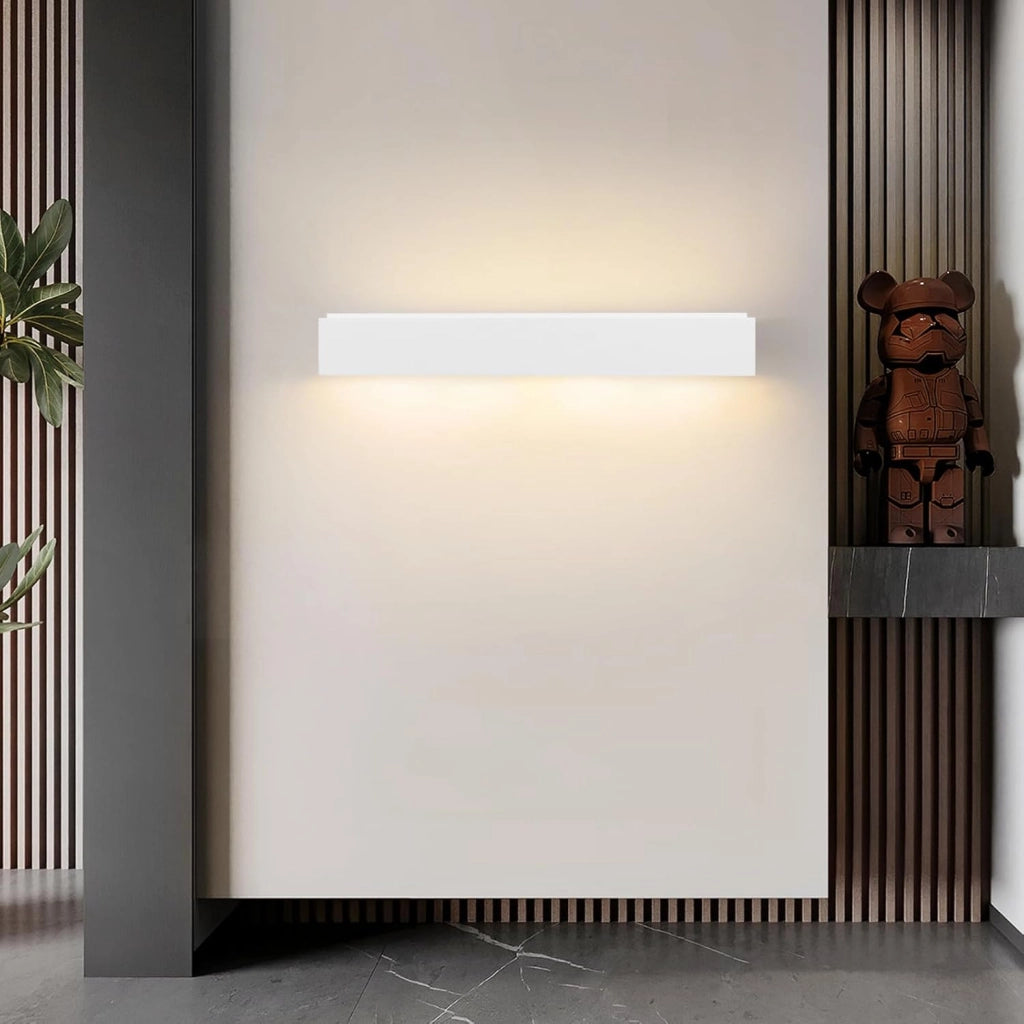ZMH Applique G9 Lampada in gesso bianco per camera da letto corridoio scale