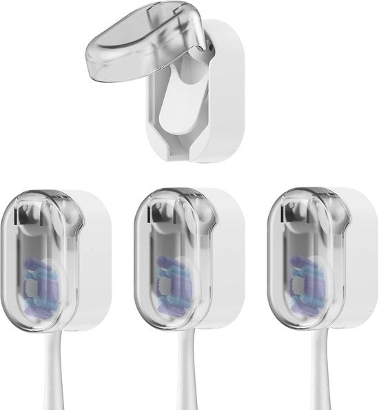 Supporto per spazzola da denti da appendere - 30,5*46*23,5mm - plastica - grigio