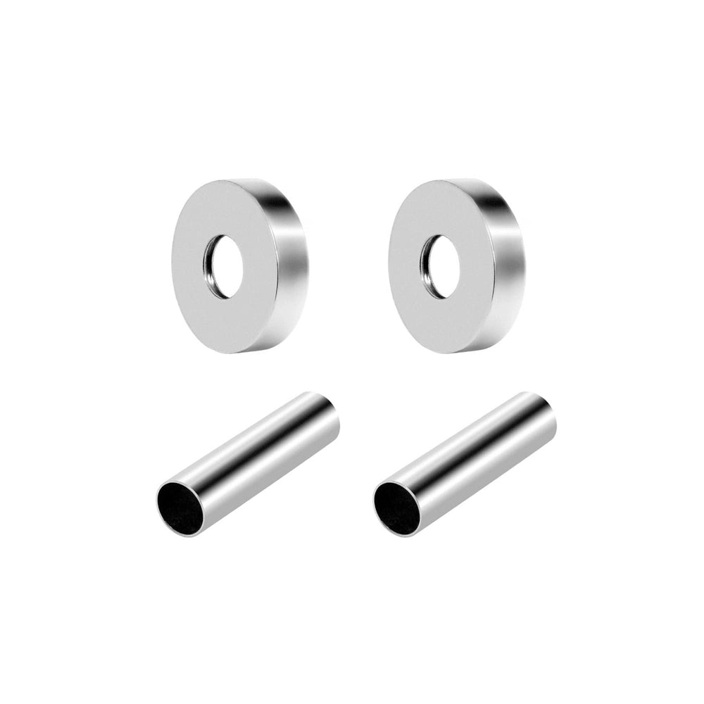 Kit copritubo universale per termoarredo cromato