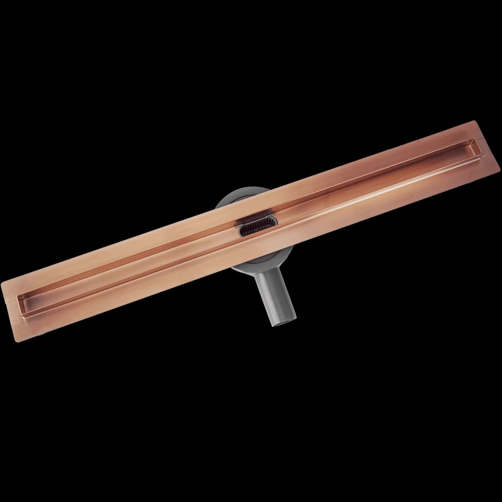Scarico Lineare Rea Neox Slim Pro Brushed Copper 80