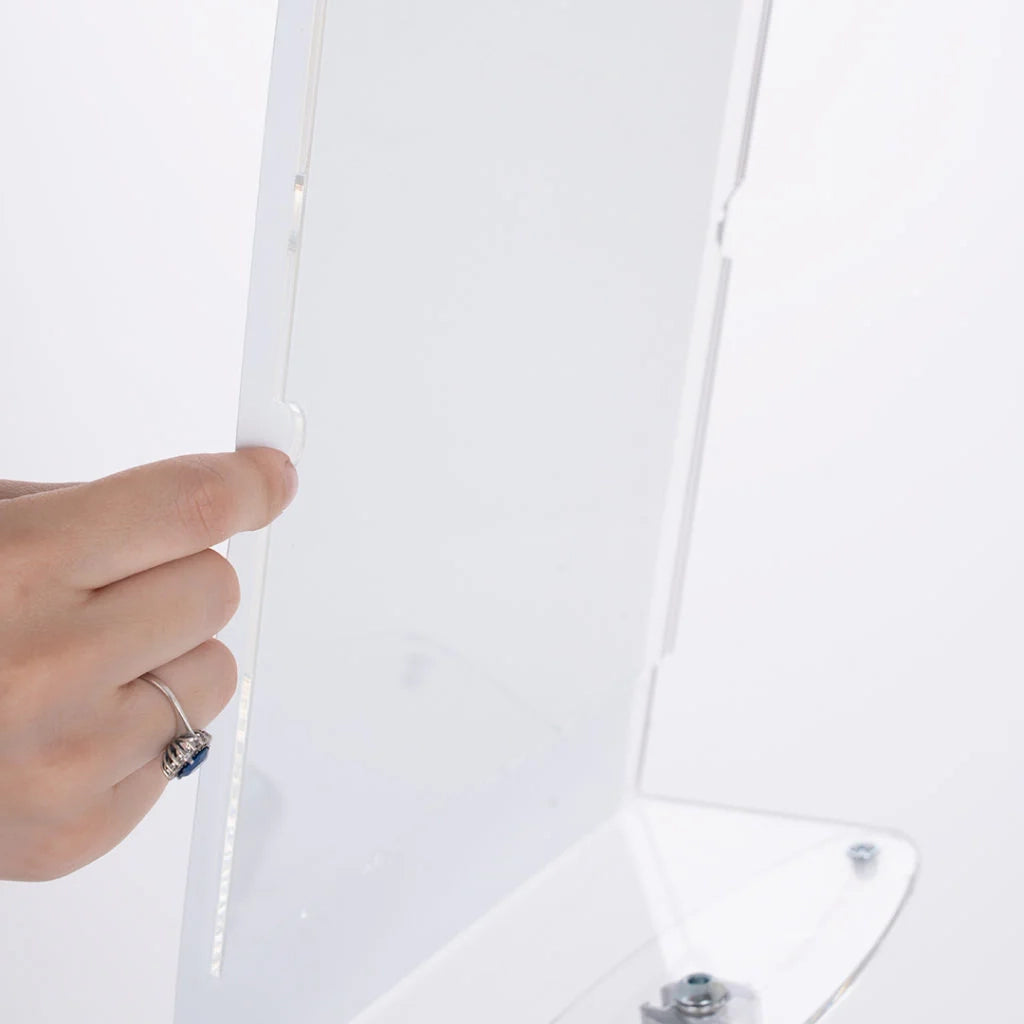 Espositore porta depliant formato A4 - Silver