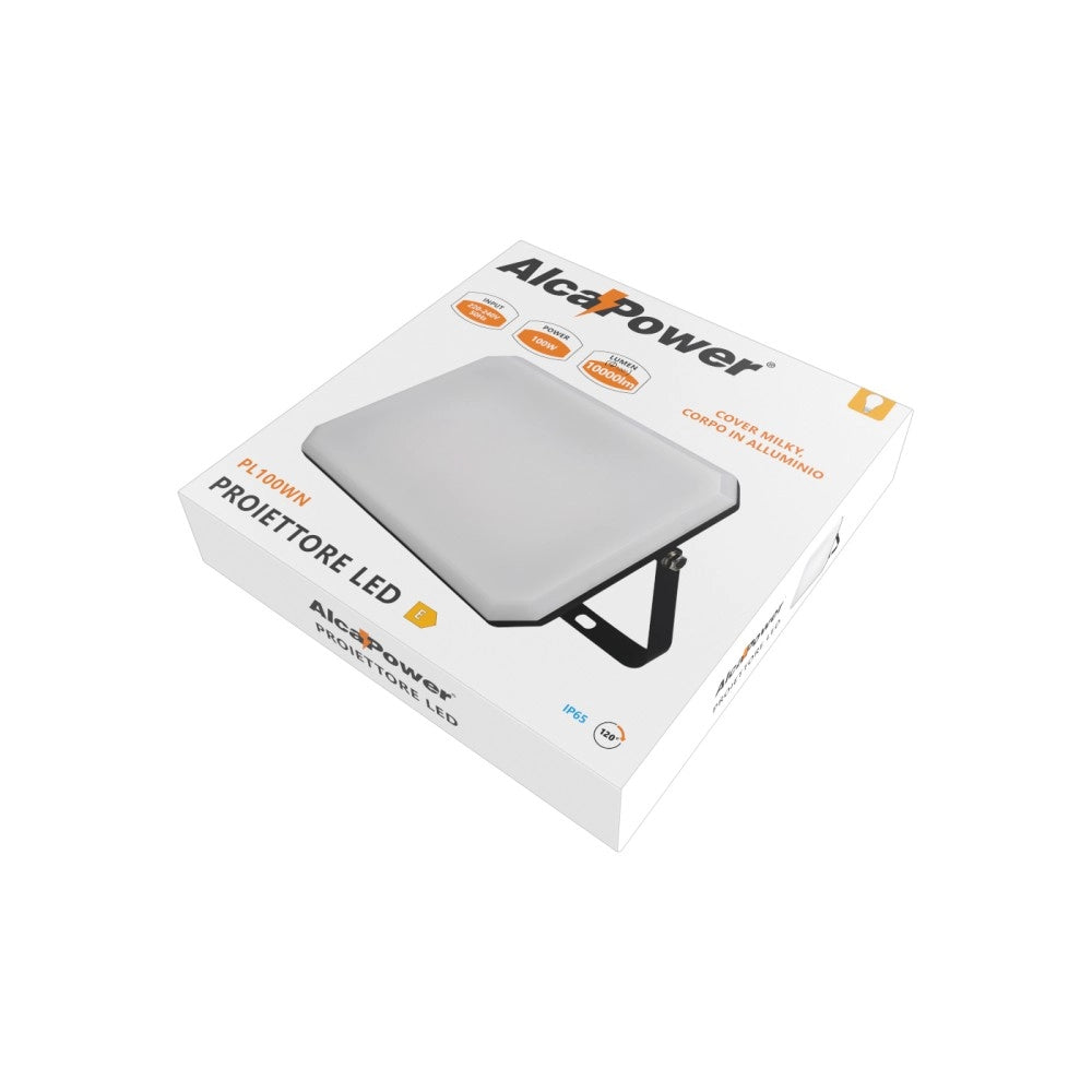 Alca power proiettore led 220-240v da 100w 4000k luce diurna