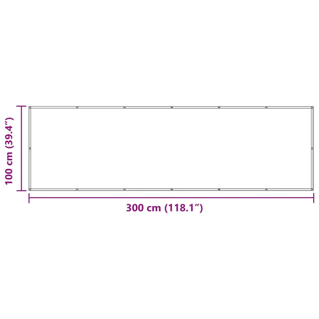 Schermo da balcone | Paravento da Balcone Borgogna 100 x 300 cm Tessuto Oxford