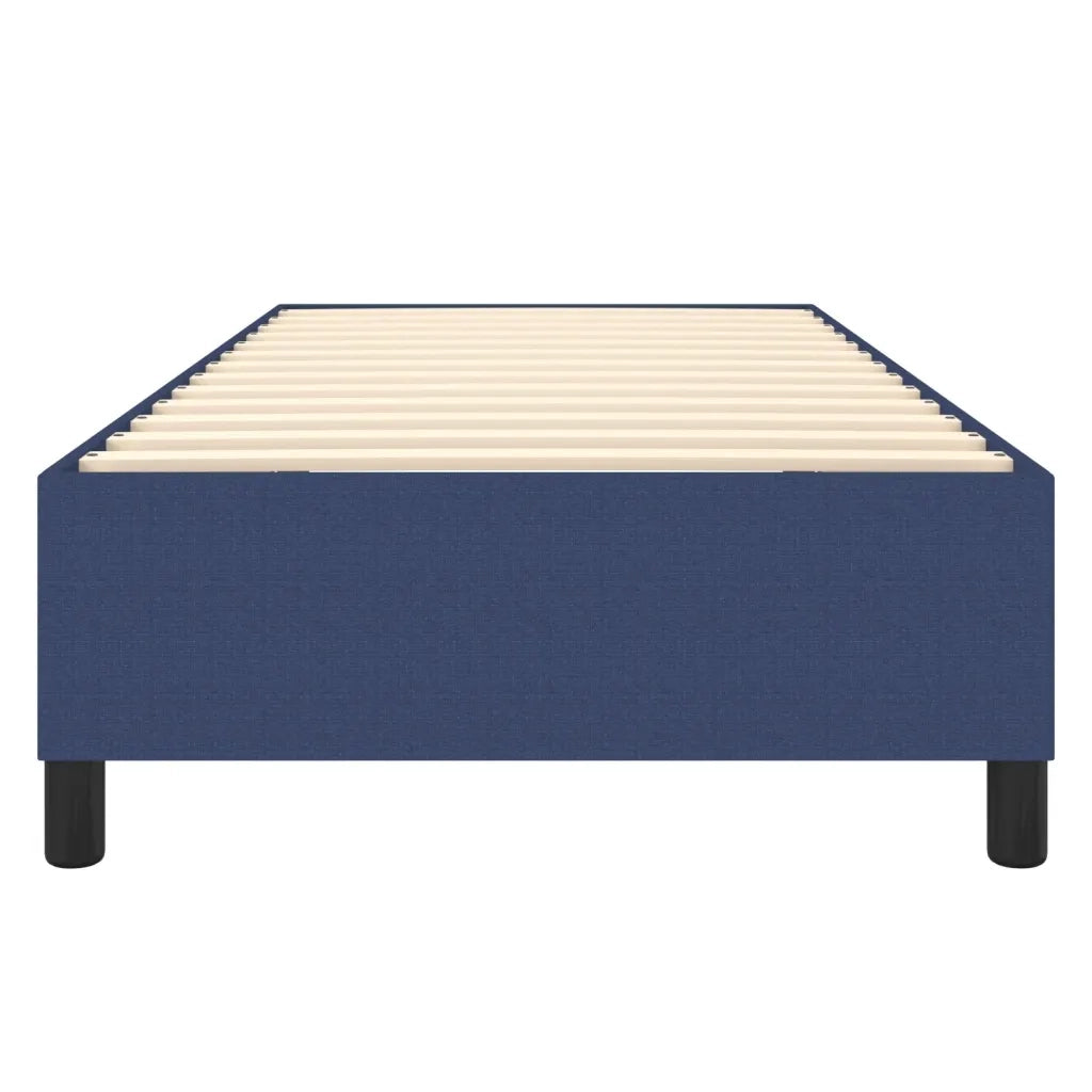 Struttura Letto a Rete a Molle Blu 80x200 cm in Tessuto 3120820