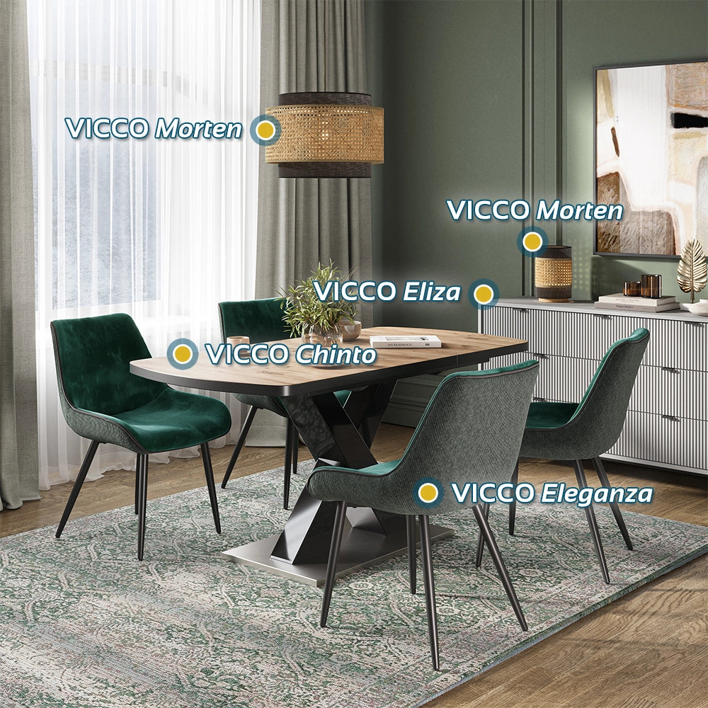 Vicco Cassettiera Bianco 42 x 81.2 cm con 3 cassetti
