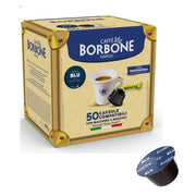 CAFFE BORBONE COMPATIBILI NESCAFÈ DOLCE GUSTO 50 CAPSULE CIALDE MISCELA BLU