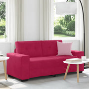 Divano Divanetto-Sofa Rosso Vino 140 cm in Velluto 460716