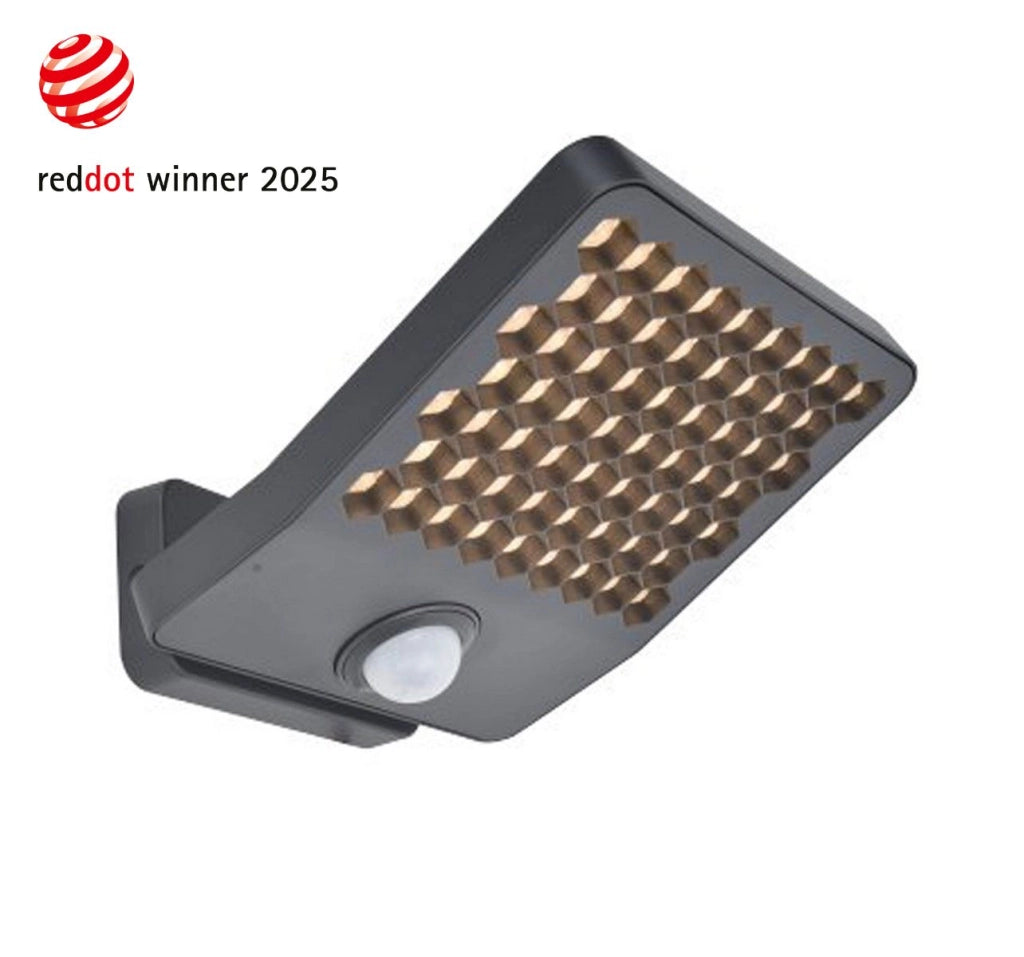 Applique LED ATLANTIS sensore movimento grigio scuro Lutec