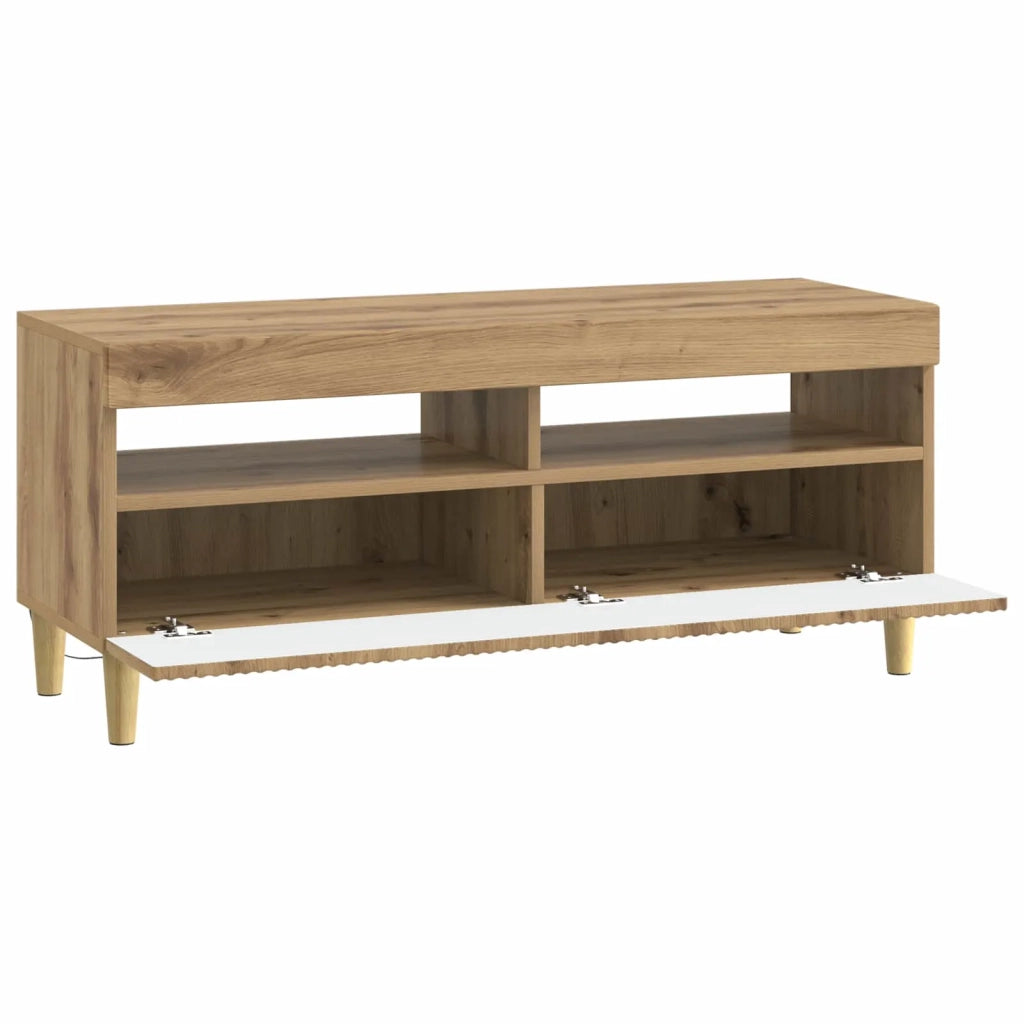 Mobile TV LED Rovere Artigianale Legno ingegnerizzato 896774