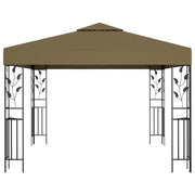 Gazebo | Pergolato 3x3 m Grigio Talpa 180 g/m2