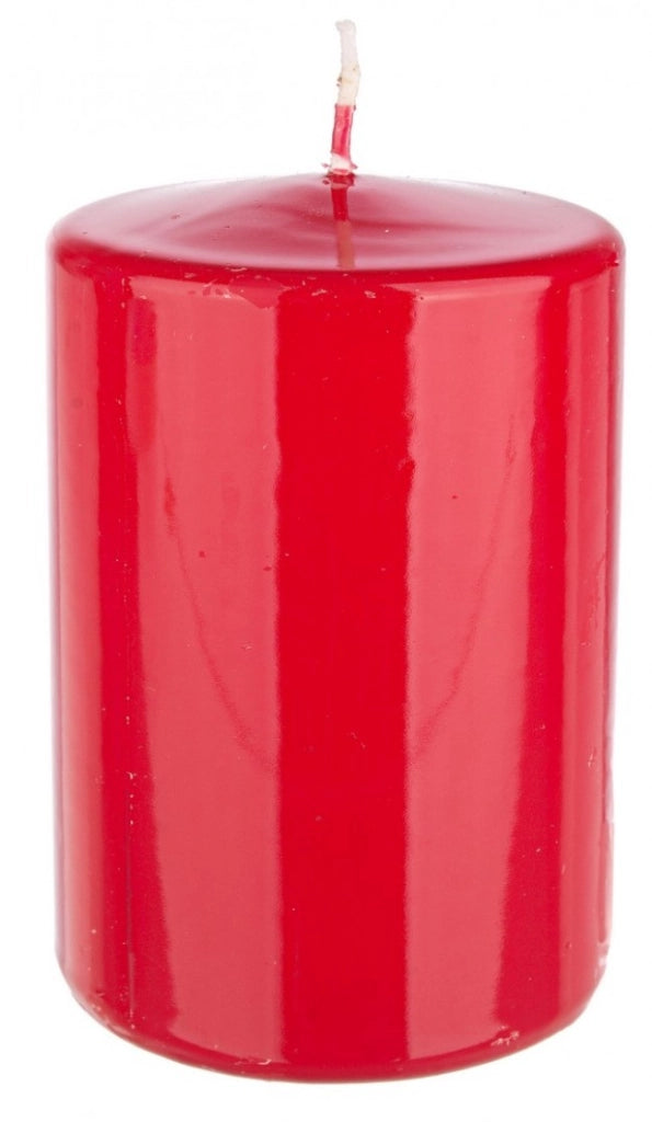 Candela Basic Rubino, Dimensioni 8x15cm (6 Pezzi)