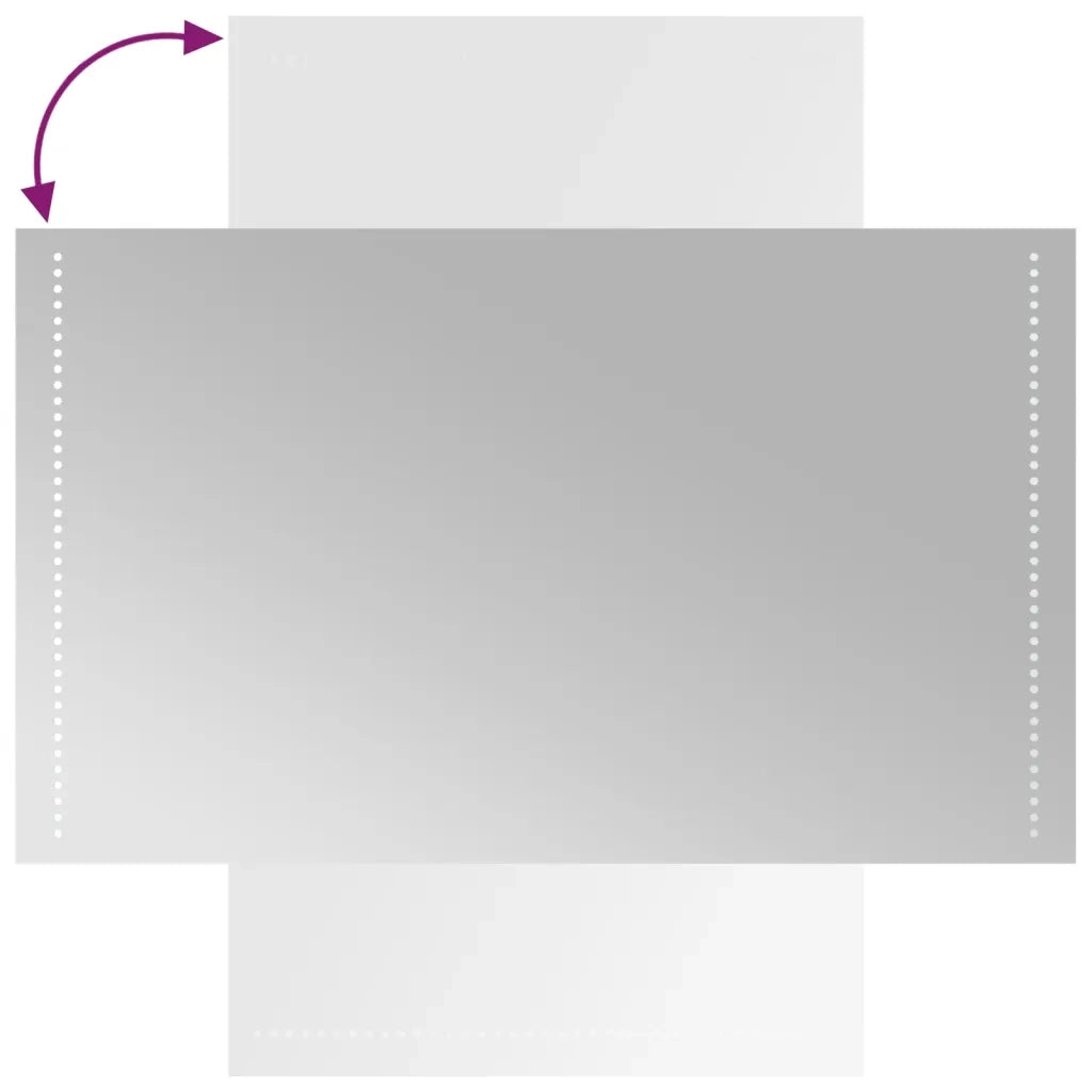 Specchio da Bagno con Luci LED 60x100 cm 3154057