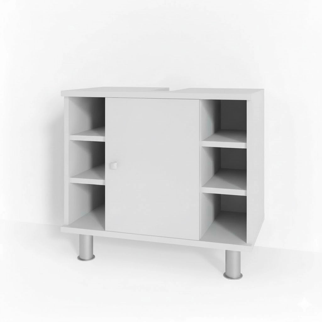 Mobile sottolavabo bagno Fynn Bianco 60 x 54 cm Vicco