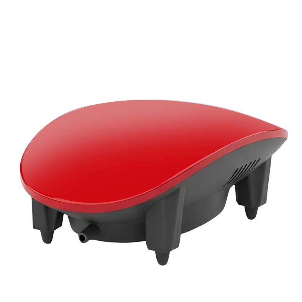 Pompa d'aria per acquario 1,5 W compatta a basso rumore Rosso / Nero Avizar