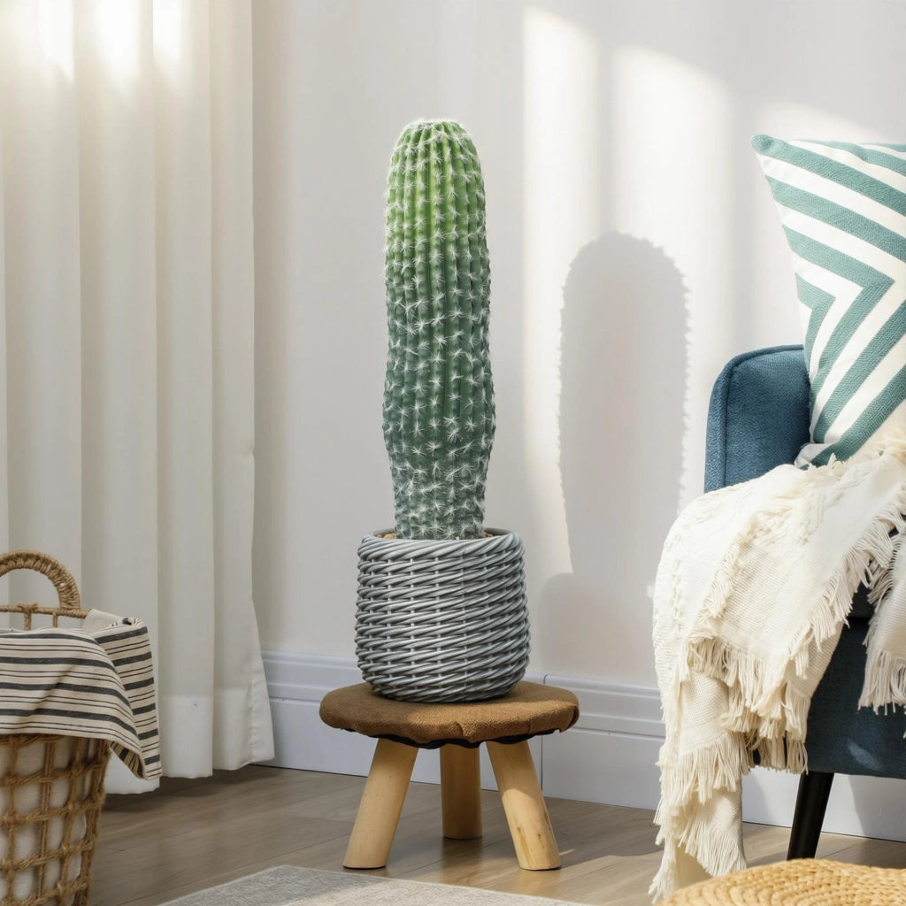 Pianta Artificiale Cactus ¨C zephmum ¨C Verde 66 cm
