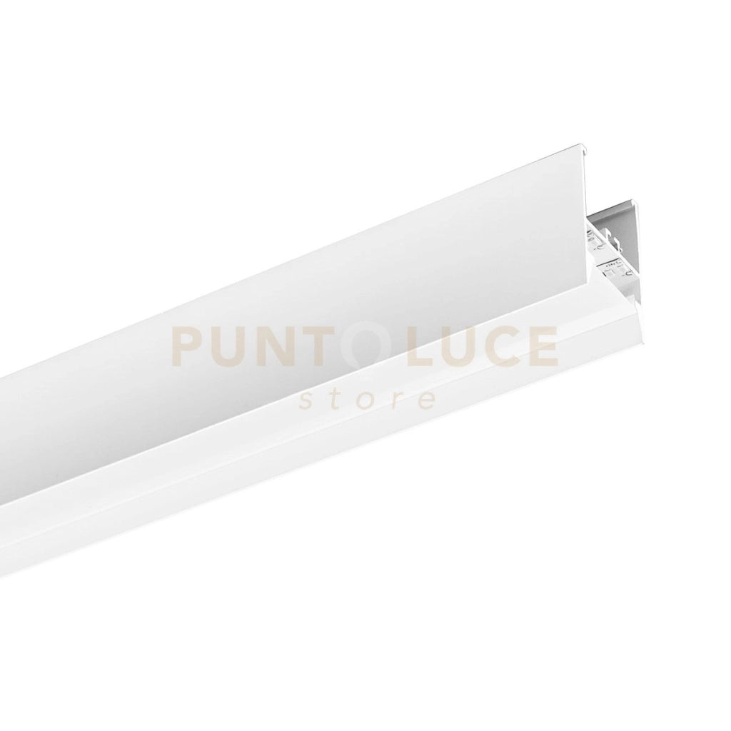 RABAT - PROFILO E DIFFUSORE BIANCO MT 2 IN ALLUMINIO SEZIONABILE PER PARETE-SOFFITTO