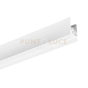 RABAT - PROFILO E DIFFUSORE BIANCO MT 2 IN ALLUMINIO SEZIONABILE PER PARETE-SOFFITTO