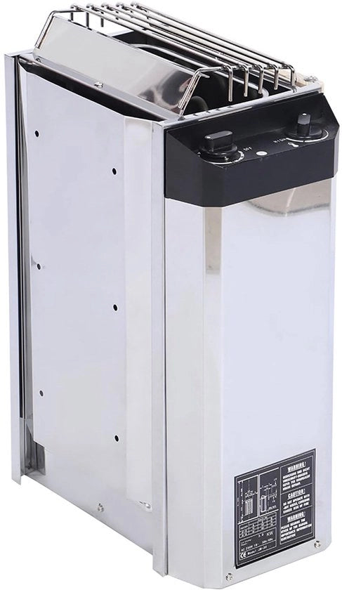 Sauna Kachel 3KW - Acciaio Inossidabile - Regolazione di Temperatura Facile - Alta Efficienza di Riscaldamento - Sostenibile - Adatto per 220V - Sauna Fornello
