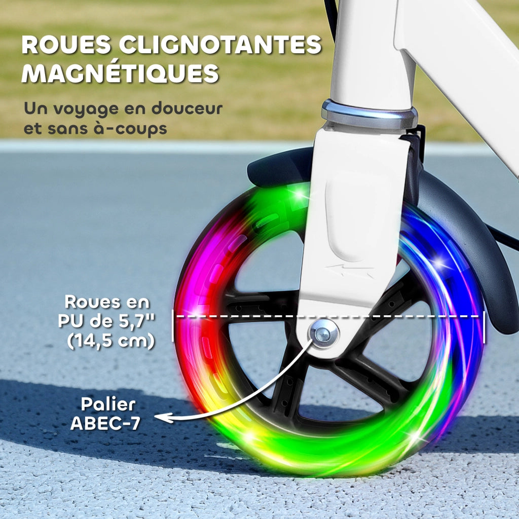 Trottinette bambini ¨C Minimal ¨C bianco LED regolabile