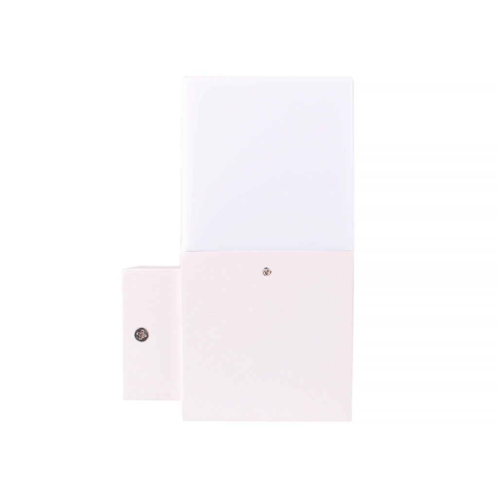 APPLIQUE DA PARETE PER ESTERNO N ALLUMINIO E ACRILICO PER LAMPADINE E27 - DESIGN MODERNO E VERSATILE IDEALE PER INTERNI ED ESTERNI