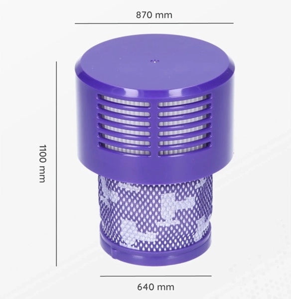 Filtro HEPA Lavabile di Ricambio compatibile con Dyson V11 V15 SV14 – Set 3 Filtri + Spazzola