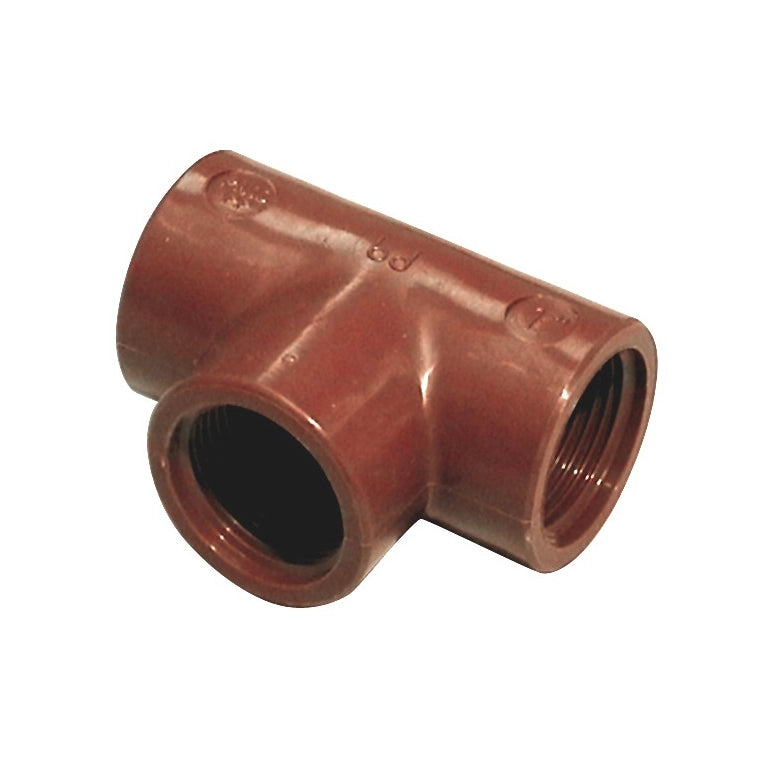 TI A 90  ° IN PP MARRONE- 1- BUCCH- pezzi 1